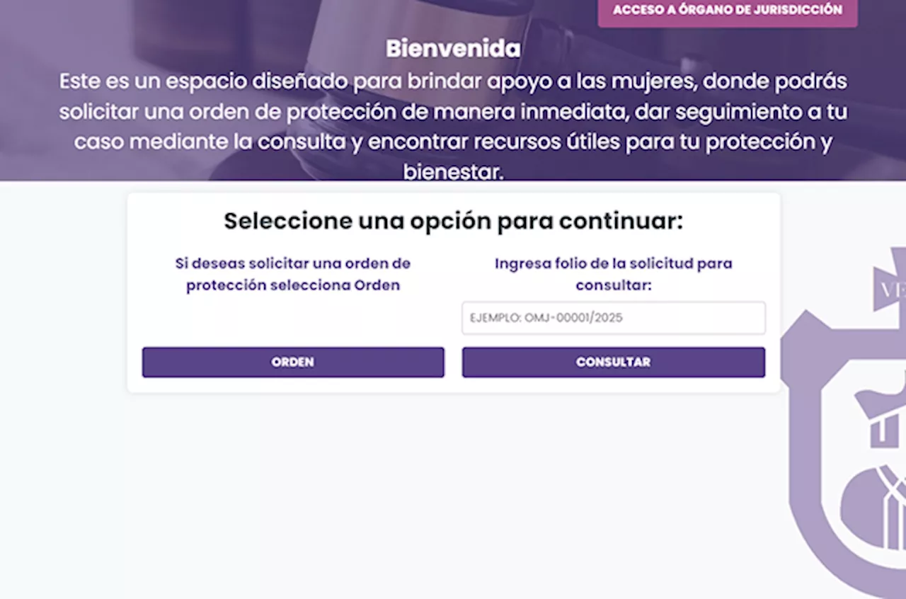Ya opera sitio web de órdenes de protección “exprés” para veracruzanas
