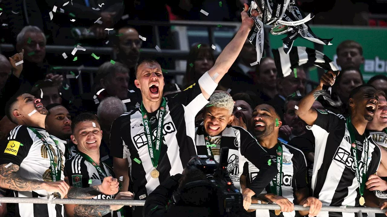 Newcastle’s 56-year trophy drought ends with stunning Cup final upset over Liverpool