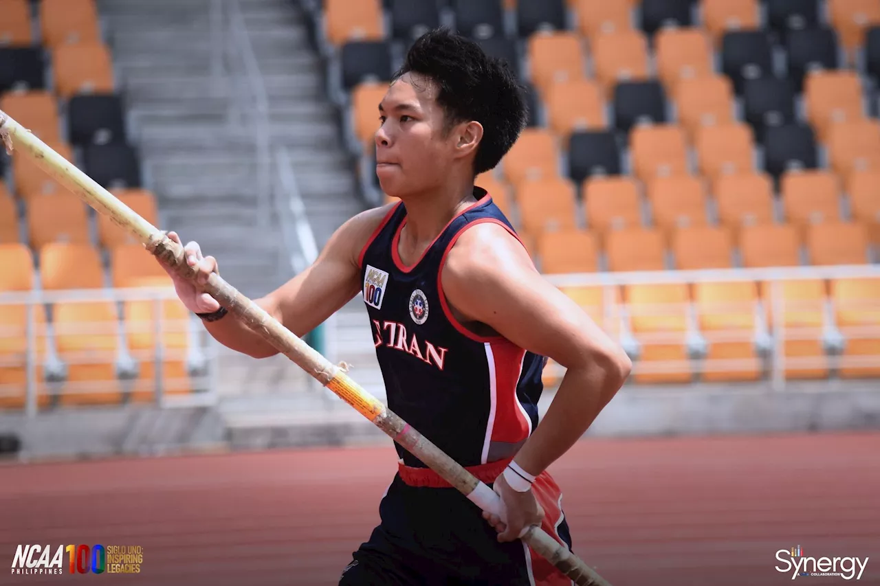 Letran's Matt Obiena rules NCAA pole vault; JRU's John Dave Puno sets new NCAA record in 100m run
