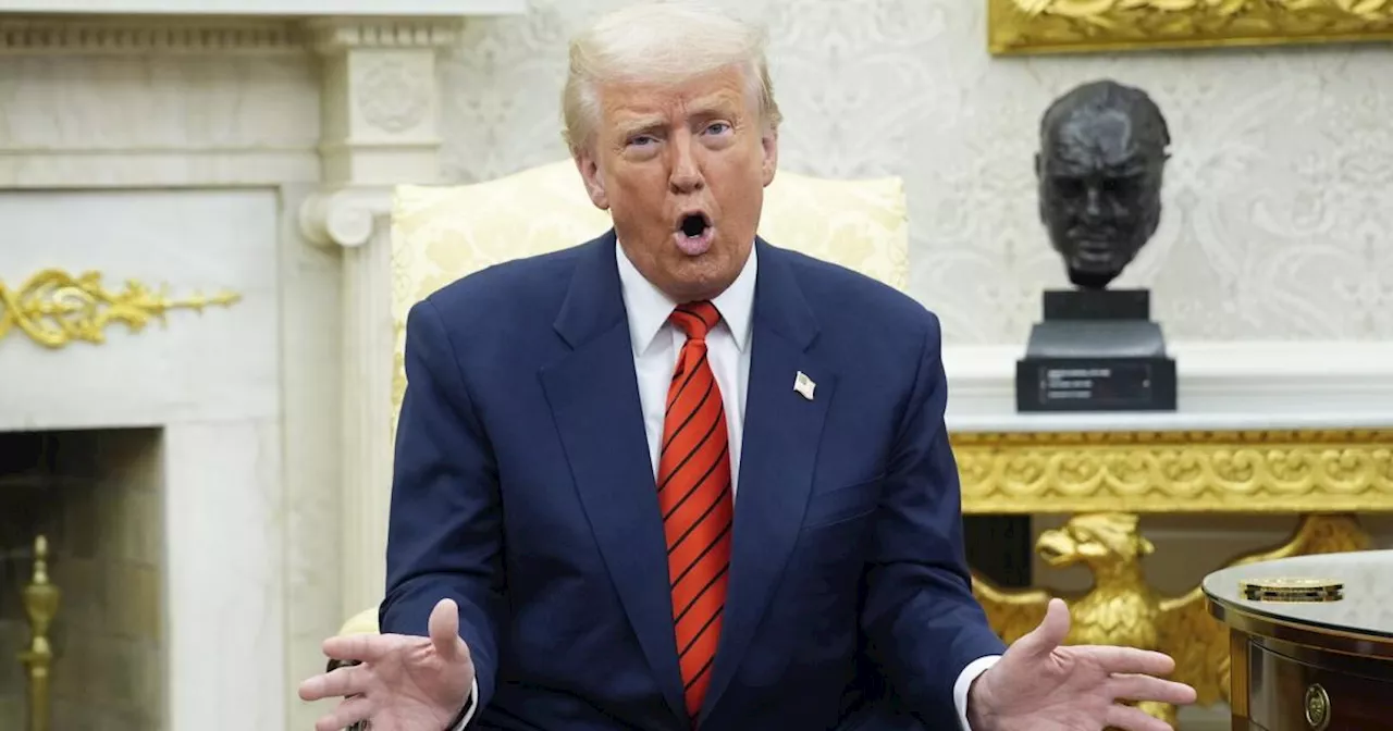Fast wie Dagobert Duck: Donald Trump vergoldet das Oval Office