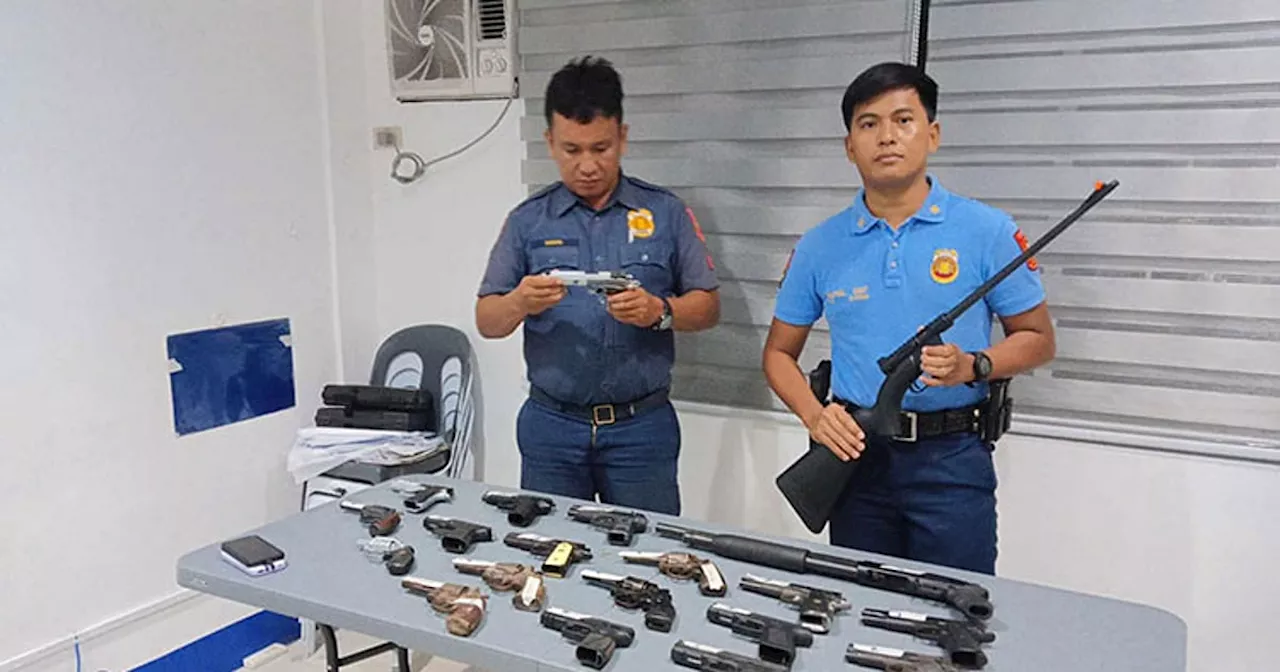 21 loose firearms surrendered to Guadalupe police