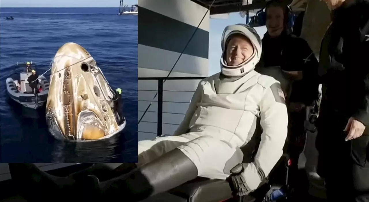 Space X, rientrati sulla Terra gli astronauti bloccati sullo spazio da 9 mesi