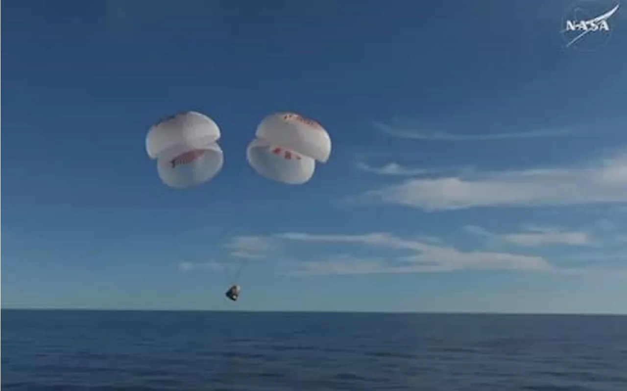 Rientrati sulla Terra dopo 9 mesi i due astronauti Usa bloccati sulla ISS