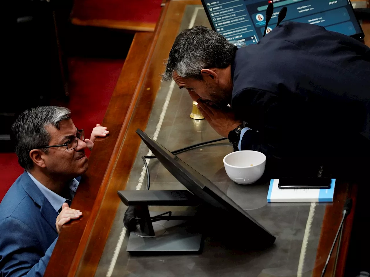 'Quedate a laburar, ¿quién te creés que sos?', el caliente cruce entre Germán Martínez y Martín Menem en la sesión especial por el DNU de la deuda con el FMI