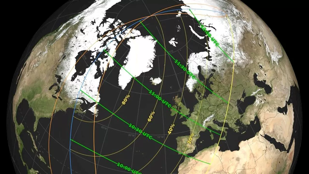 Where To See 2025’s First Solar Eclipse, From North America To Europe And Africa