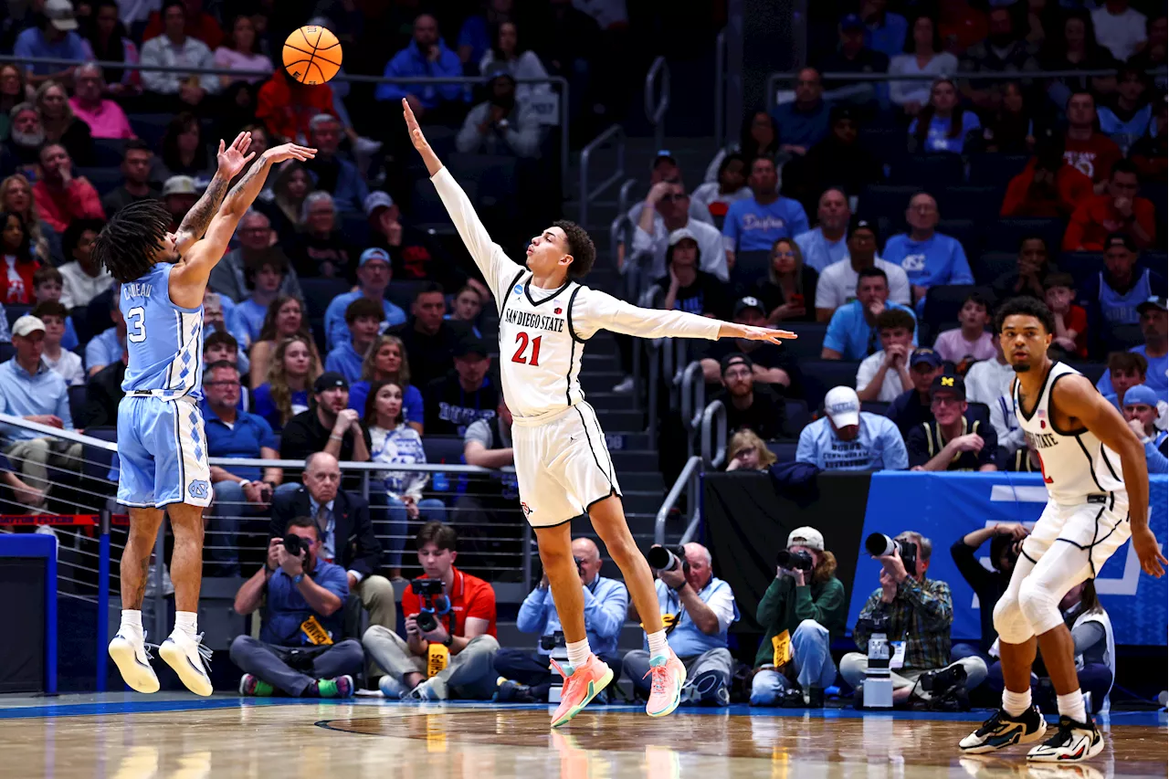 Tar Heels shoot the lights out, lopsided loss ends Aztecs' season