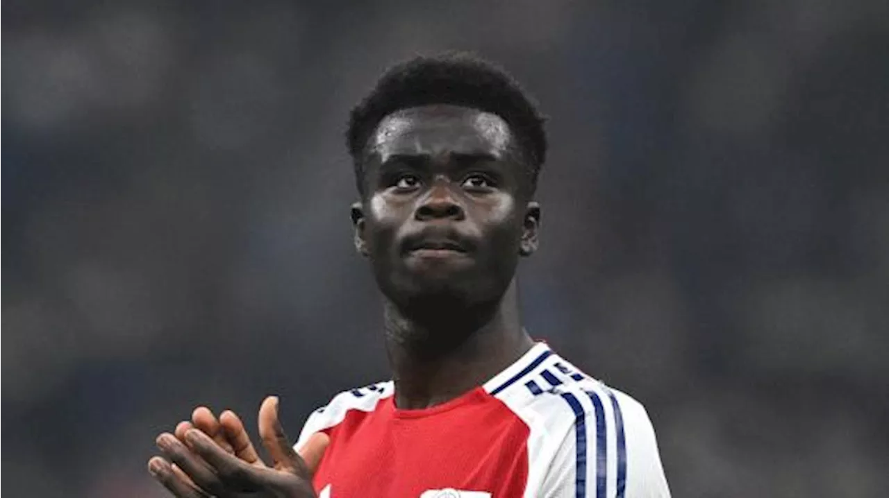 Dall'Inghilterra, buone notizie per l'Arsenal: Saka può rientrare contro il Real Madrid