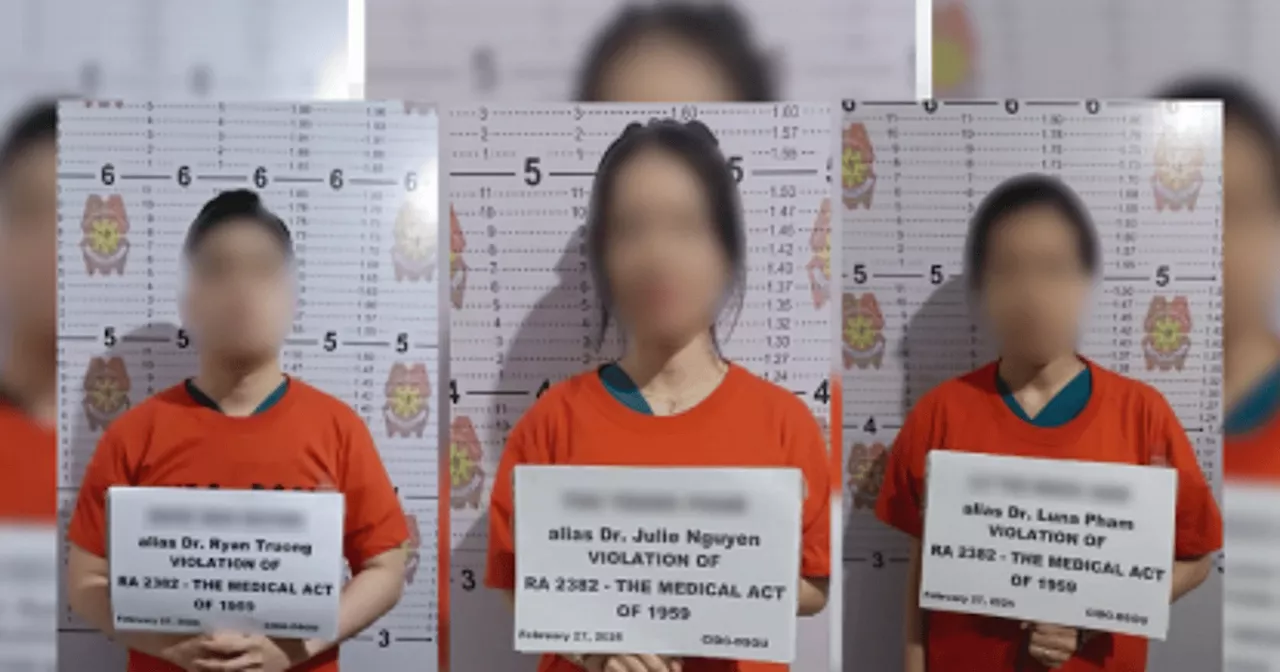 3 Vietnamese nabbed for illegal practice of medicine in Cavite