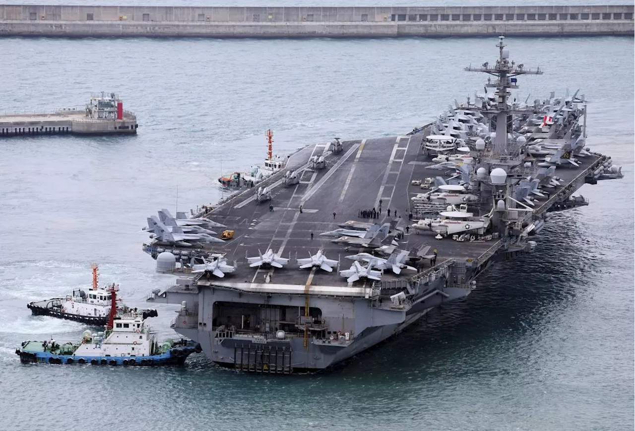 US Aircraft Carrier Arrives in South Korea Amid North Korean Missile Tests