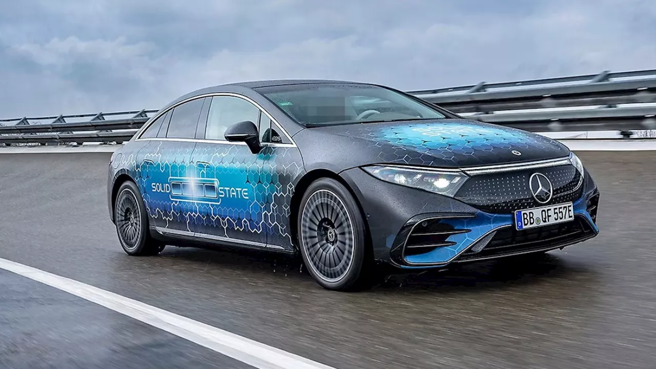Mercedes-Benz Tests Solid-State Battery in EQS, Achieving 1,000km Range