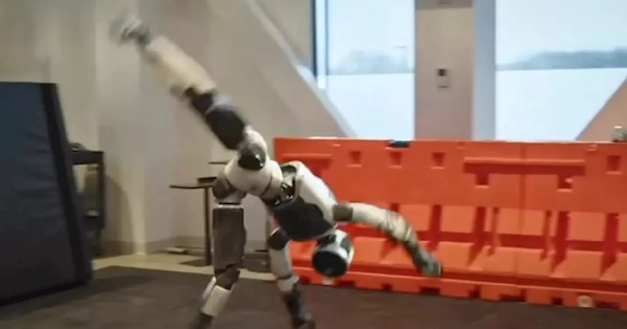 One giant leap for robotkind: Boston Dynamics’ Atlas robot busts a move