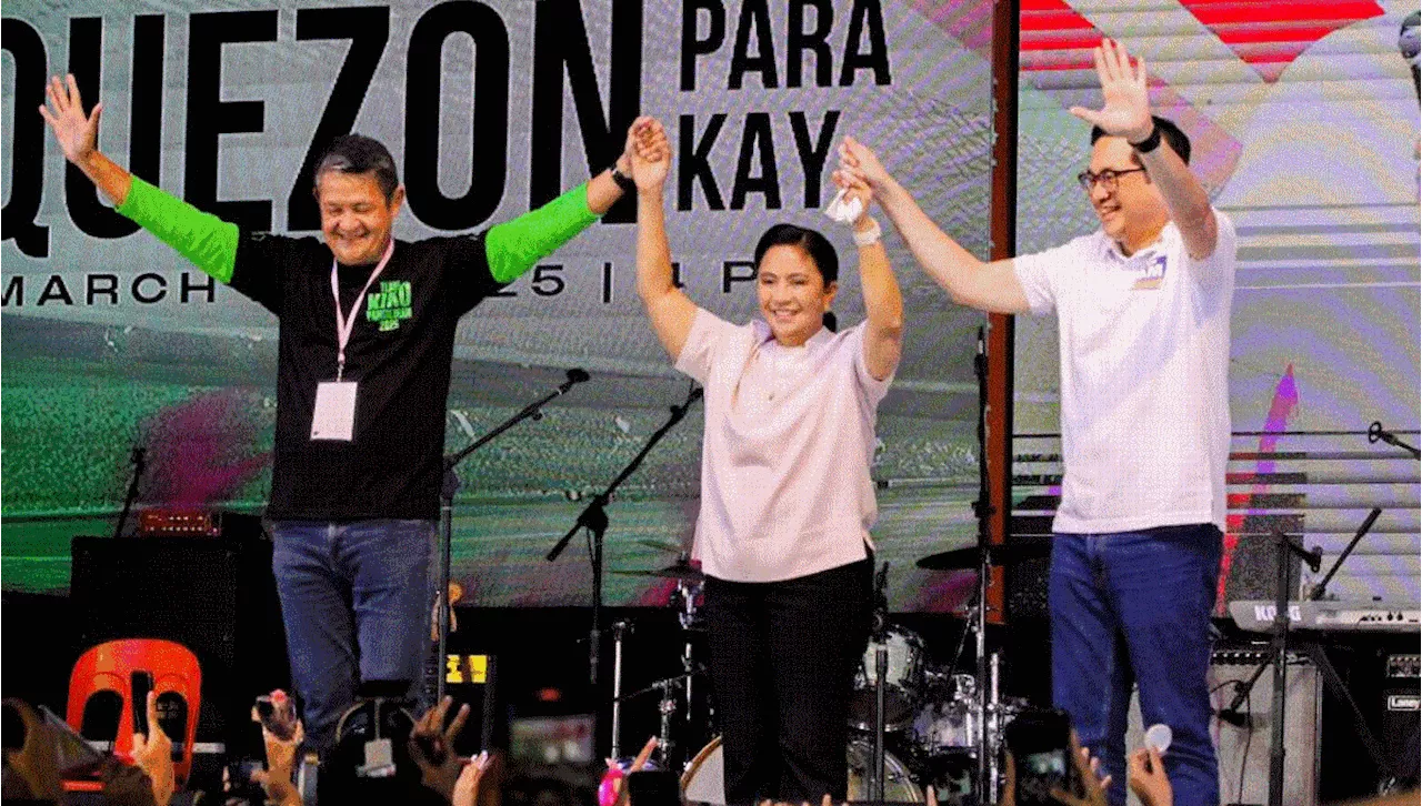 Leni to Quezon supporters: Continue our fight for Bam, Kiko