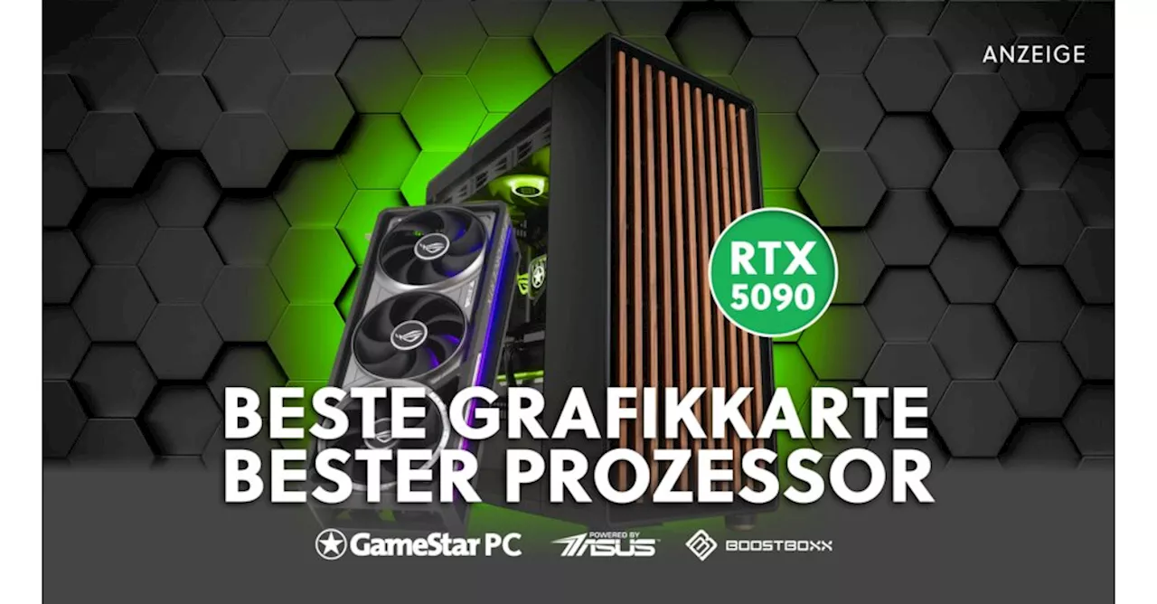 Extreme Gaming-PCs lieferbar: Unschlagbare Gaming-Leistung mit GeForce RTX 5090 und Ryzen 9 9950X3D