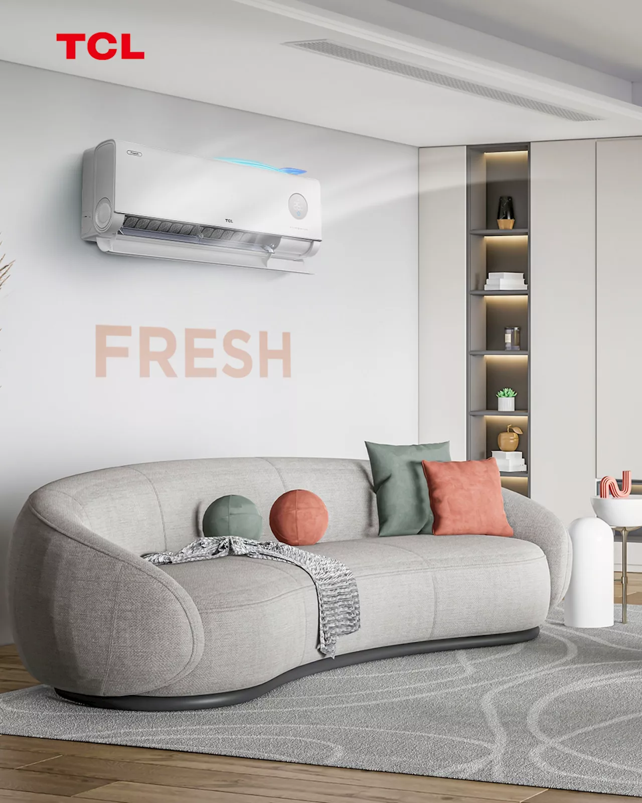Experience the new generation of freshair conditioner with TCL FreshIN 3.0