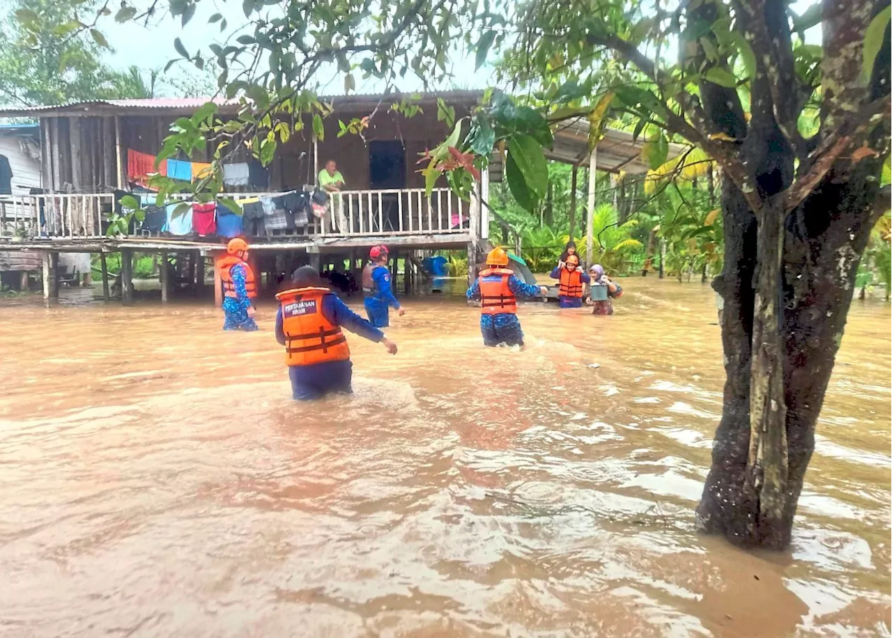Sabah hit by third round of major floods