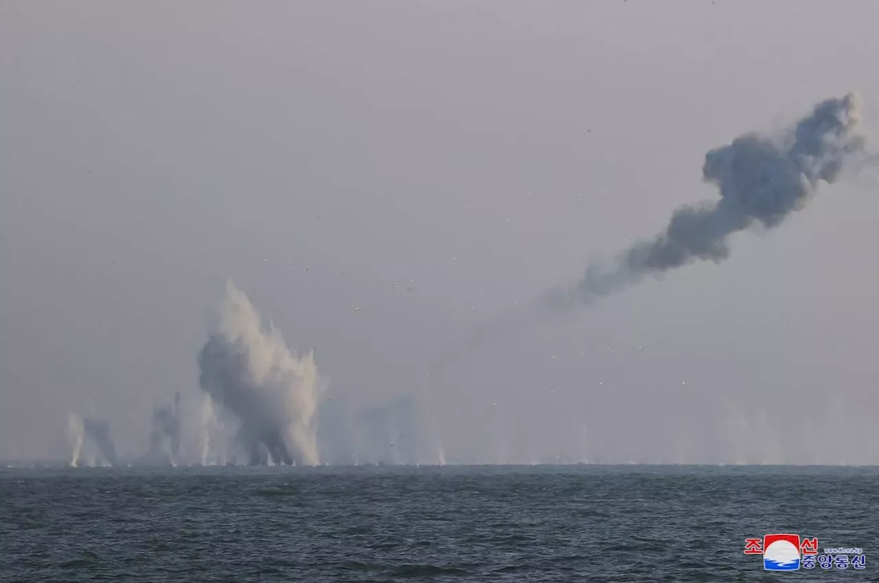 NKorea test-fires new weapons ahead of Russian security chief visit