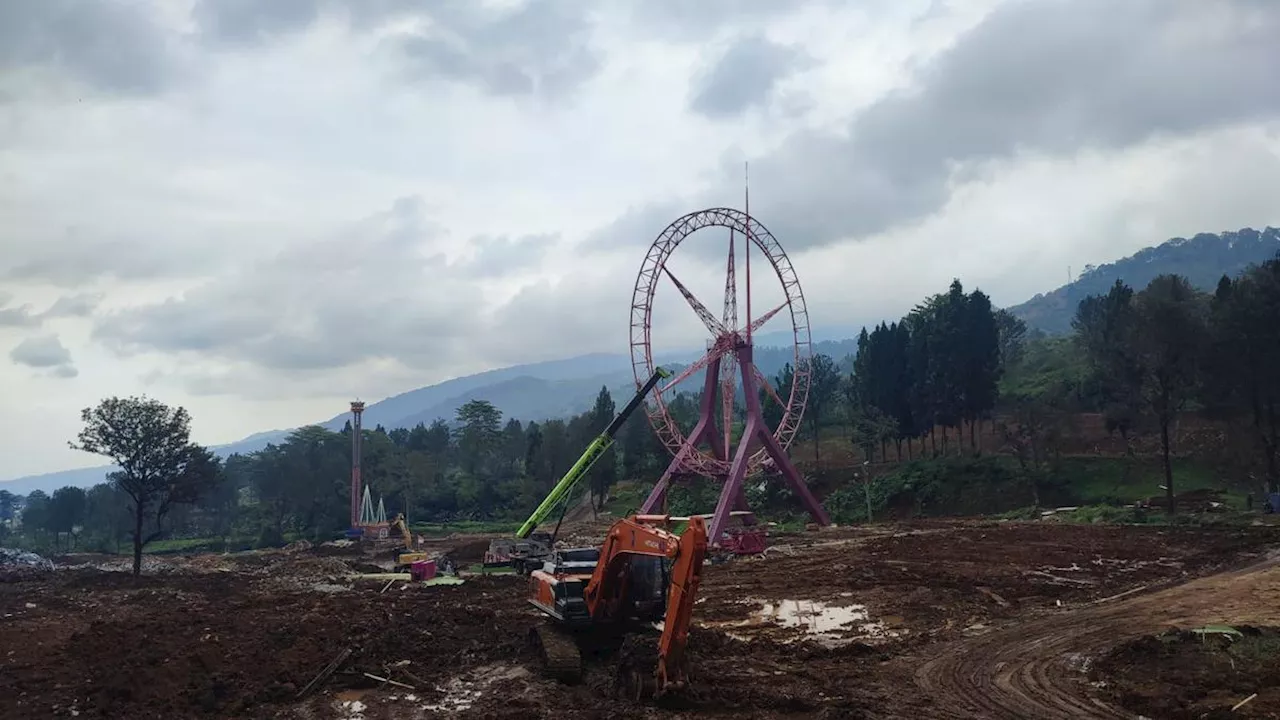 Dibongkar Satpol PP Jelang Lebaran, Hibisc Fantasy Puncak Bogor Hanya Tinggal Puing