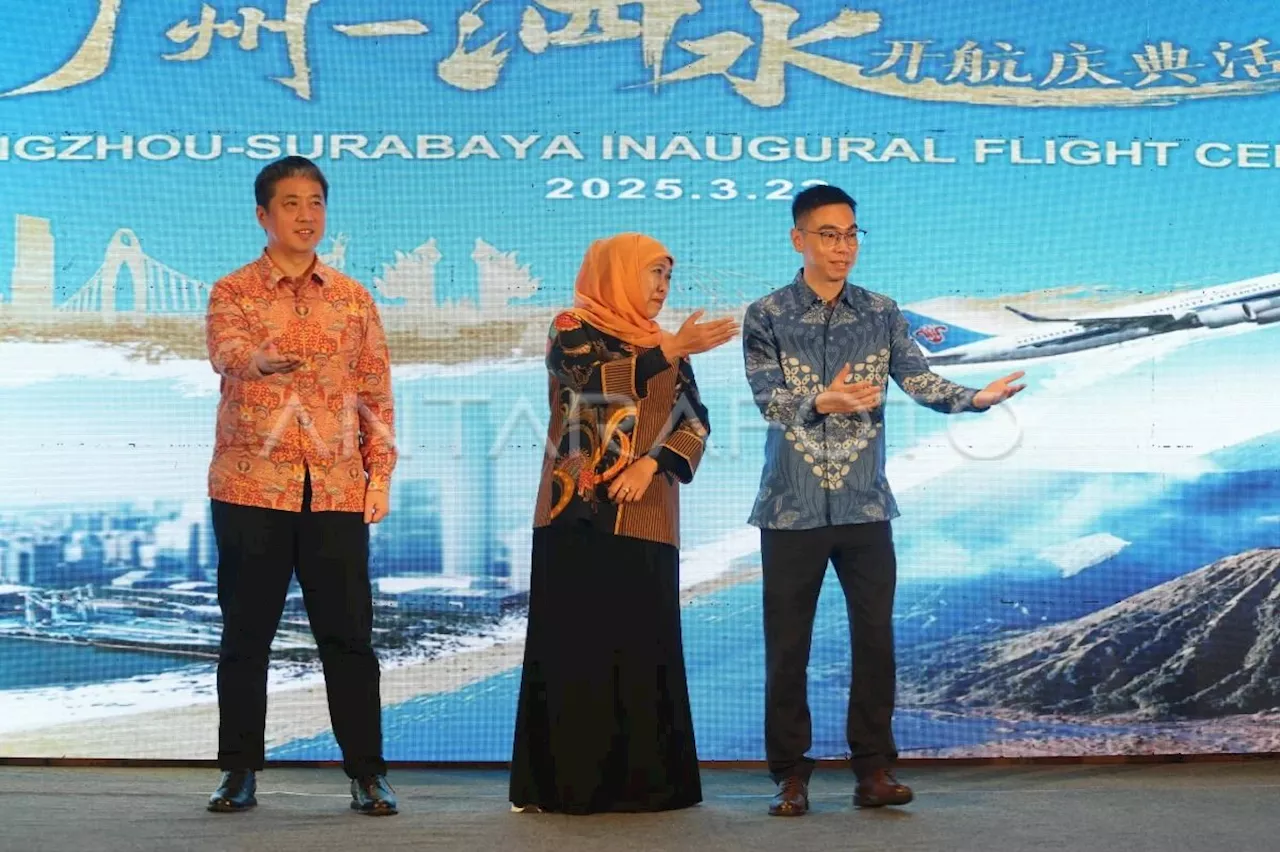  new flight route between China's Guangzhou and Indonesia's Surabaya