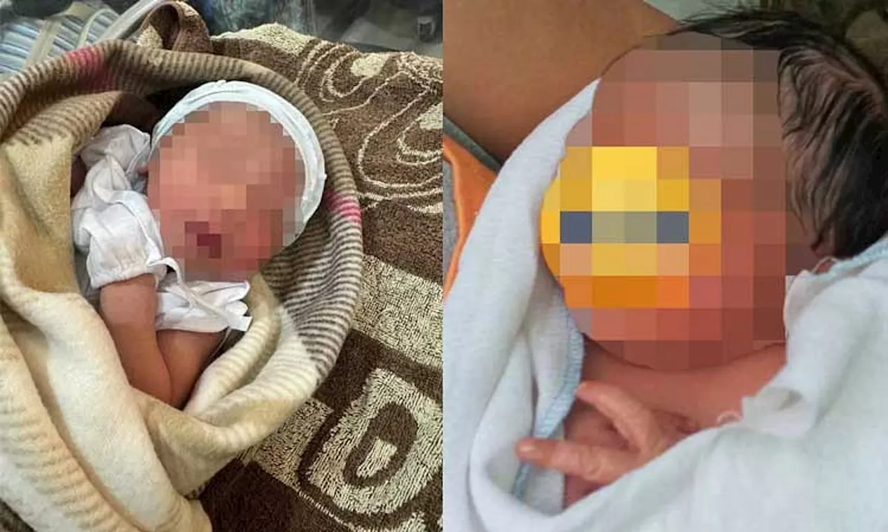 2 newborns abandoned, rescued