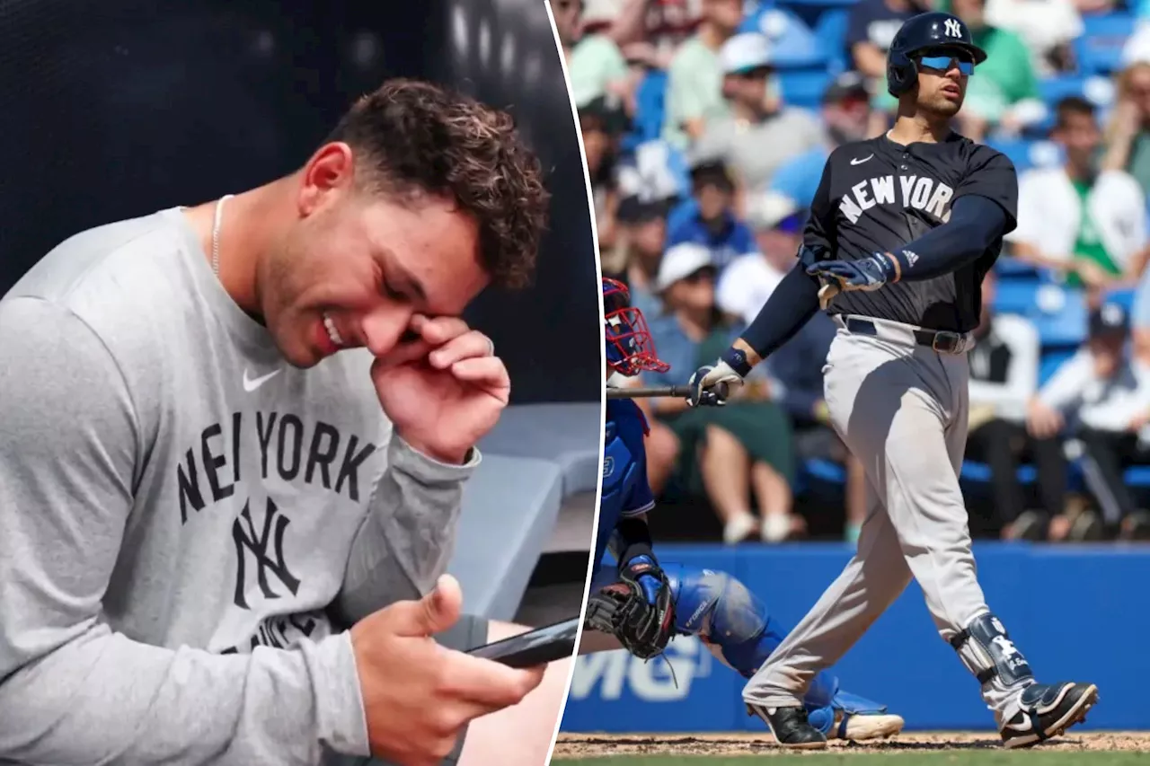 The tear-filled talk ex-Uber driver J.C. Escarra had with his mom after making Yankees' roster