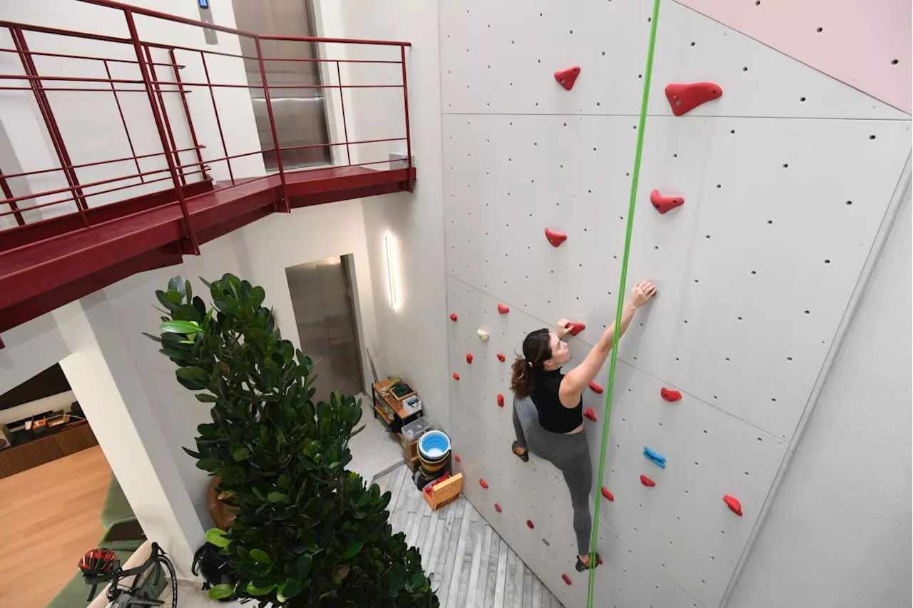 Malaysian semi-D house upgraded with rock-climbing wall, sauna and lift, to reflect owner's active lifestyle