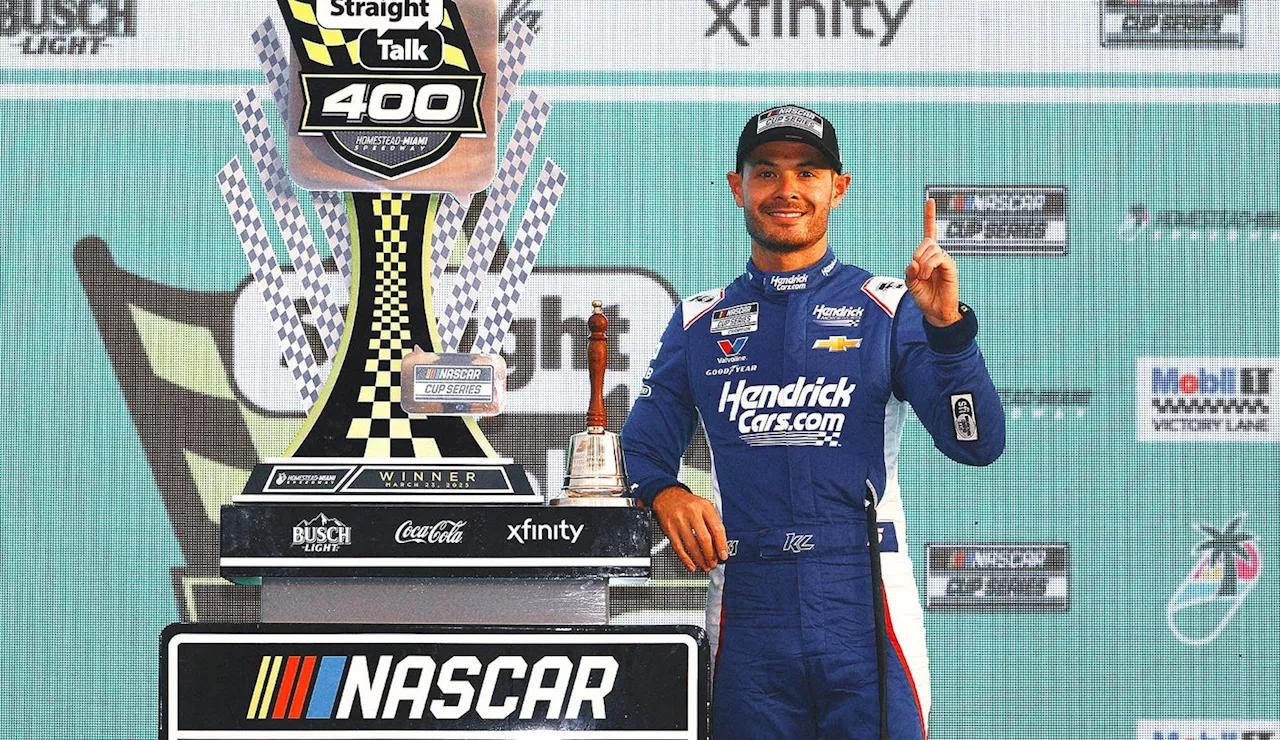 Kyle Larson wins Cup Series at Homestead, finishes one race shy of triple-header sweep