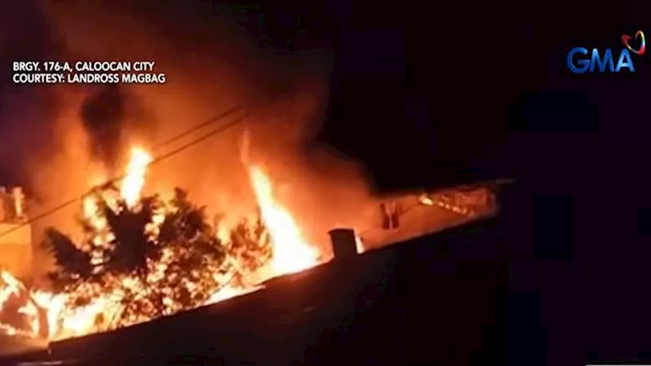Mahigit 30 pamilya, apektado ng sunog sa Caloocan