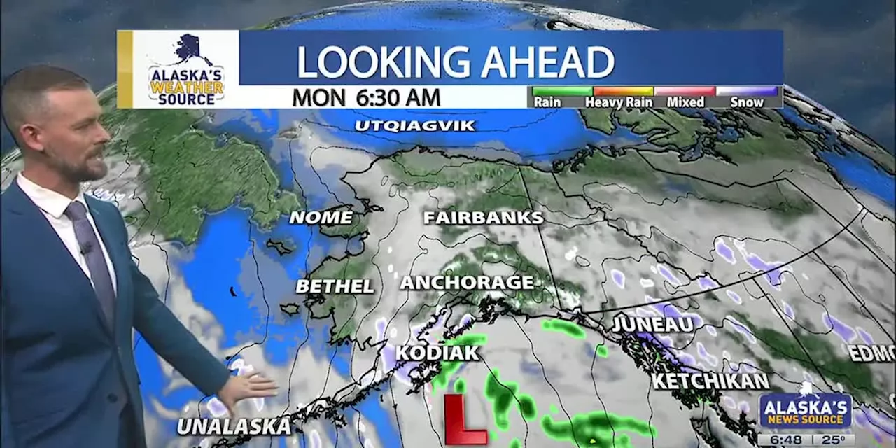 Spring warmth remains for some, with unsettled weather in the Gulf of Alaska