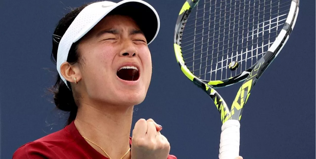 Eala takes out Aussie Open champ Keys