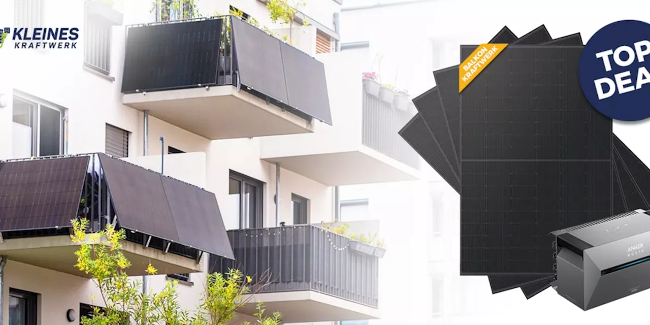 Bargain Solar: Starten Sie mit Solarenergie für nur 1197 Euro! - Kleines Kraftwerk-Angebot