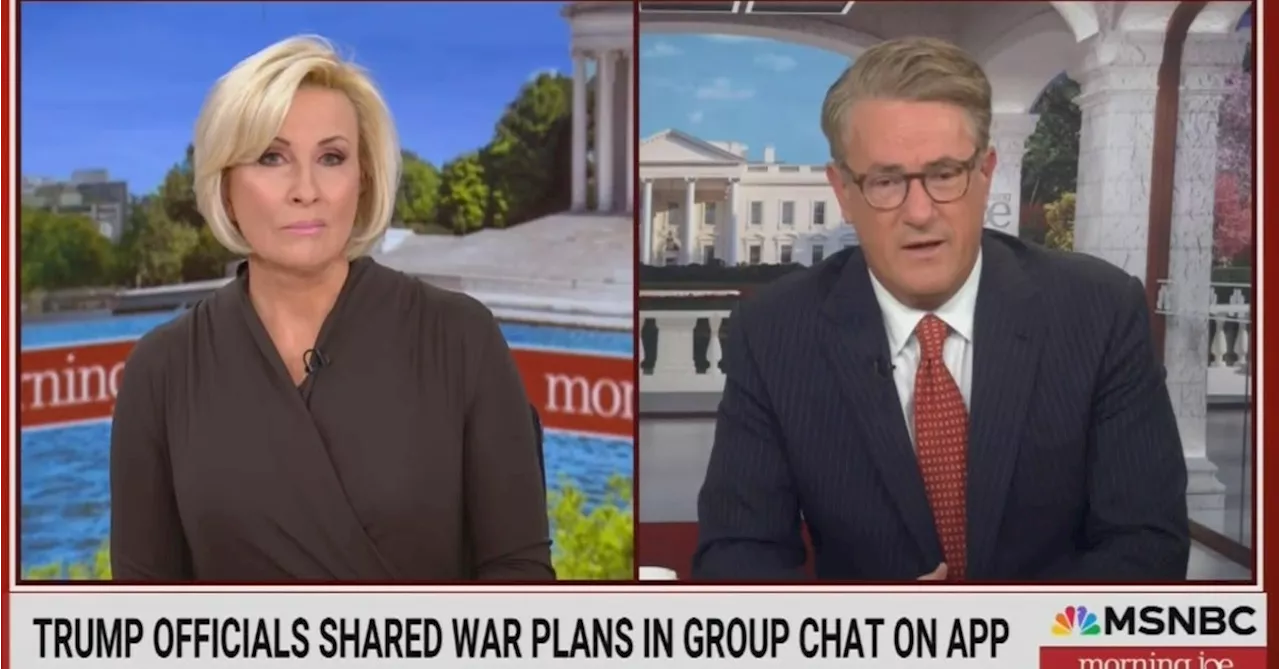 'Morning Joe' Knocks War Plan Group Chat For Failing To Ask 1 Simple Question