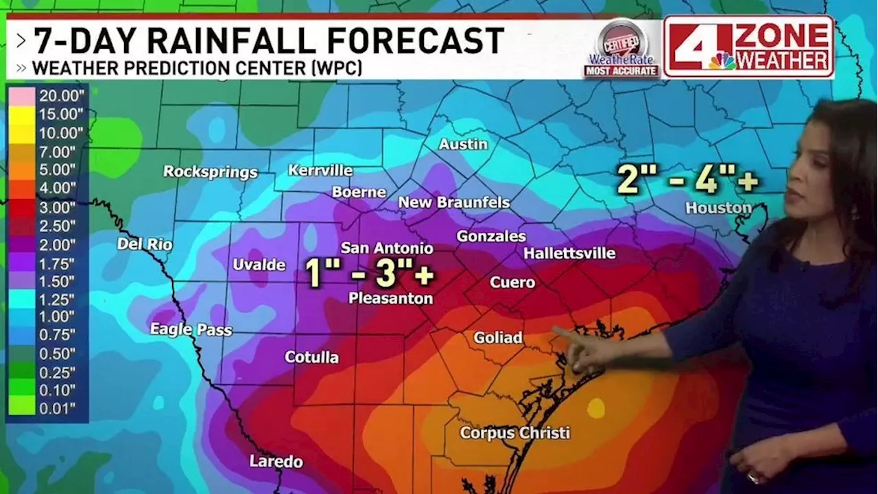 Lots of rain on the way Wednesday night through Friday