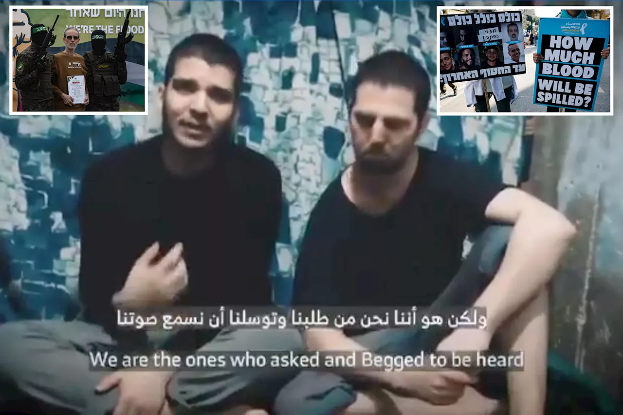 Sick new Hamas propaganda video of gaunt hostages prompts new pressure to renew cease-fire