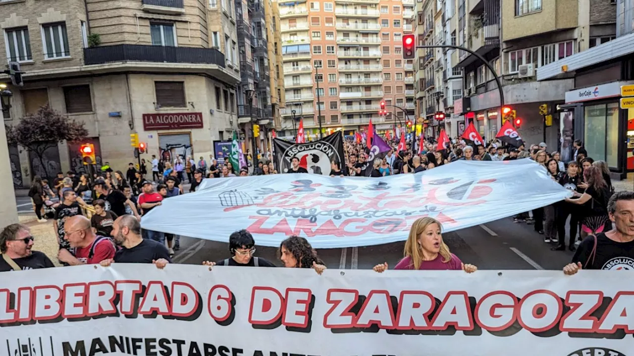 'Los seis de Zaragoza': un año en la cárcel a la espera de un indulto que no llega