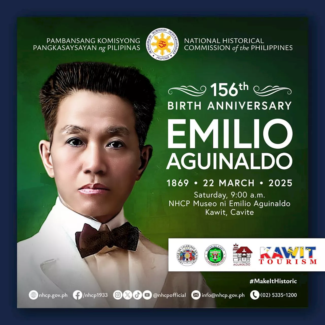 Commemoration of the 156th birth anniversary of Emilio Aguinaldo