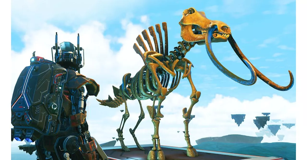 In No Man's Sky könnt ihr jetzt euer eigenes Dino-Museum eröffnen