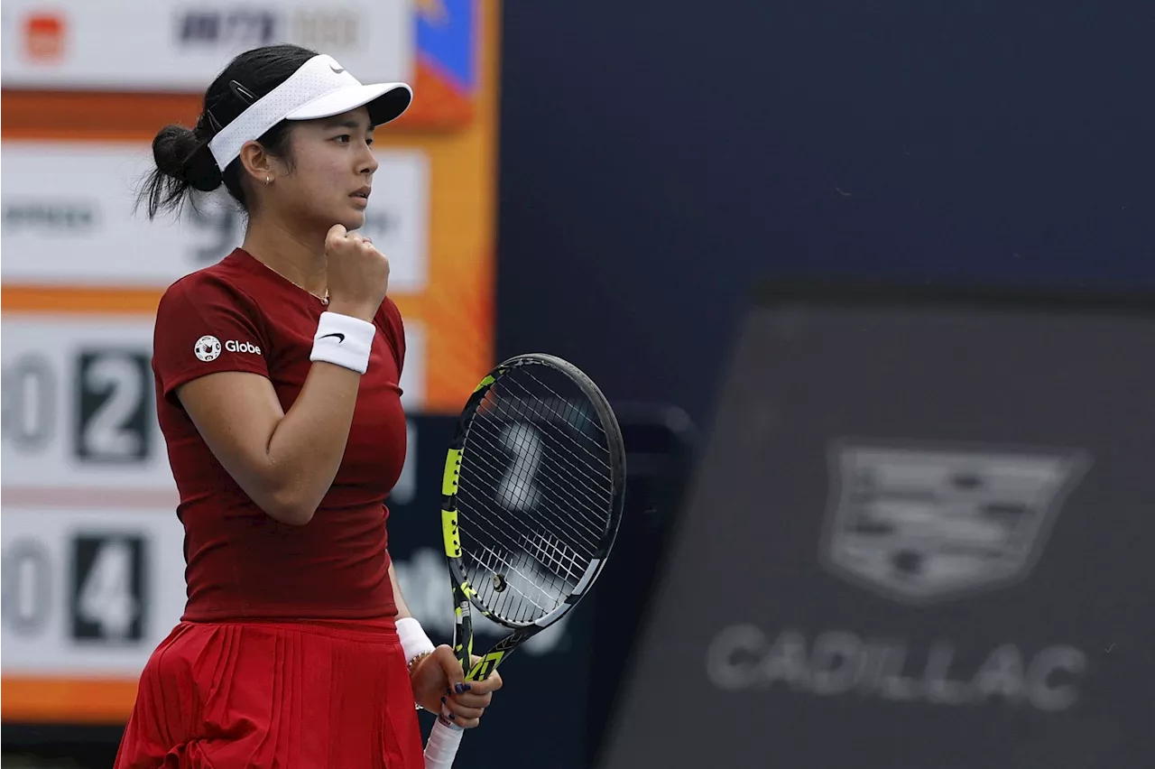 Alex Eala at the 2025 Miami Open
