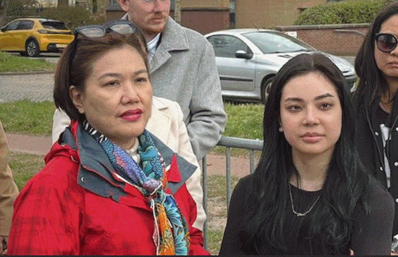 Kitty, Honeylet arrive in The Hague to visit Duterte