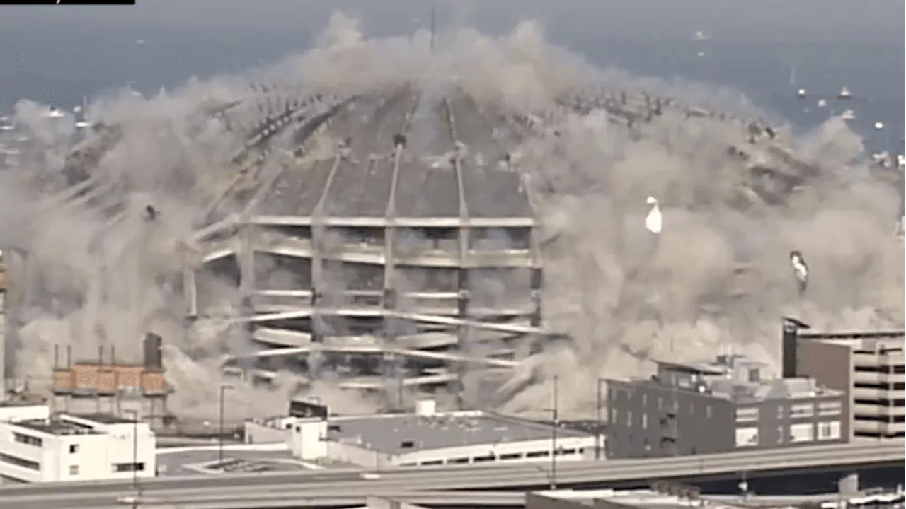 Seattle marks 25 years since the Kingdome implosion