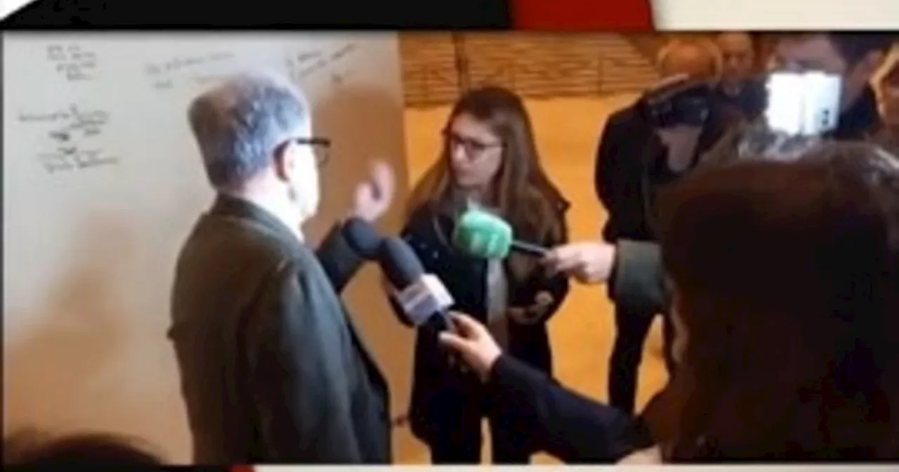 Prodi, Giannini vede il video e sbianca: come prova a difenderlo