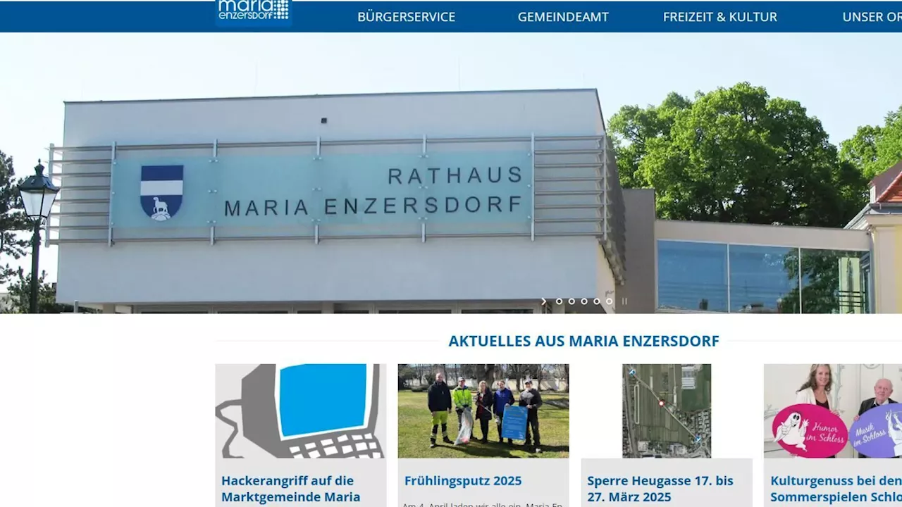 Hackerangriff auf die Marktgemeinde Maria Enzersdorf