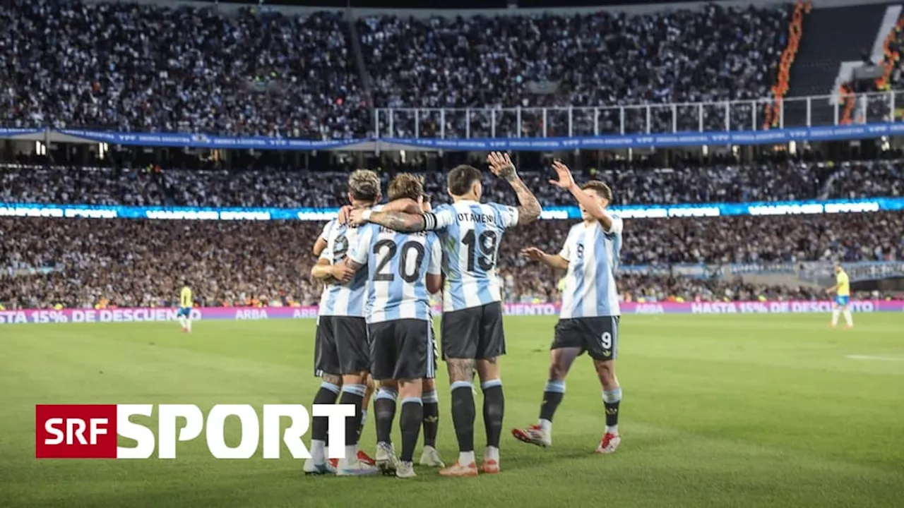 WM-Qualifikation Südamerika - Argentinien lässt Brasilien im Prestigeduell alt aussehen
