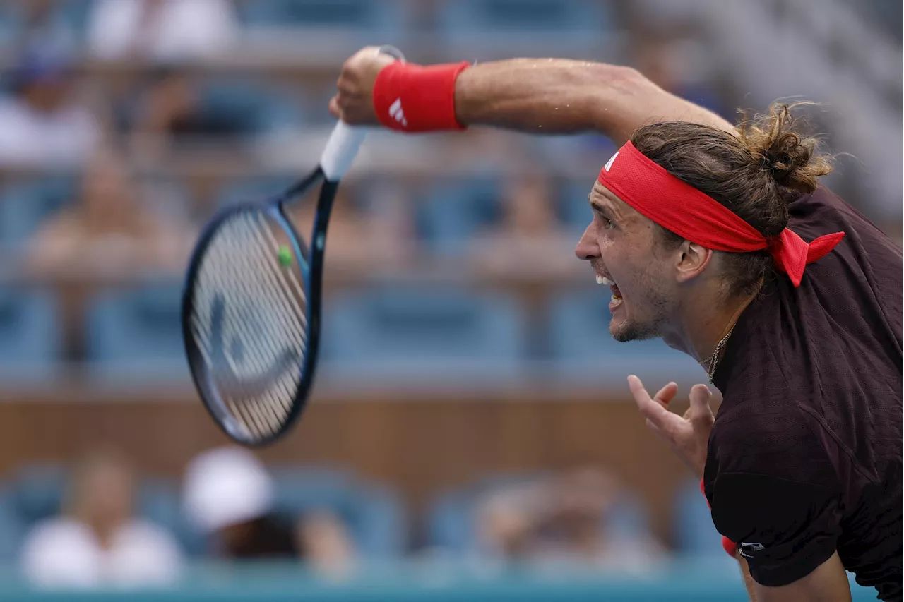 Arthur Fils upsets top-seeded Alexander Zverev to reach Miami Open quarters
