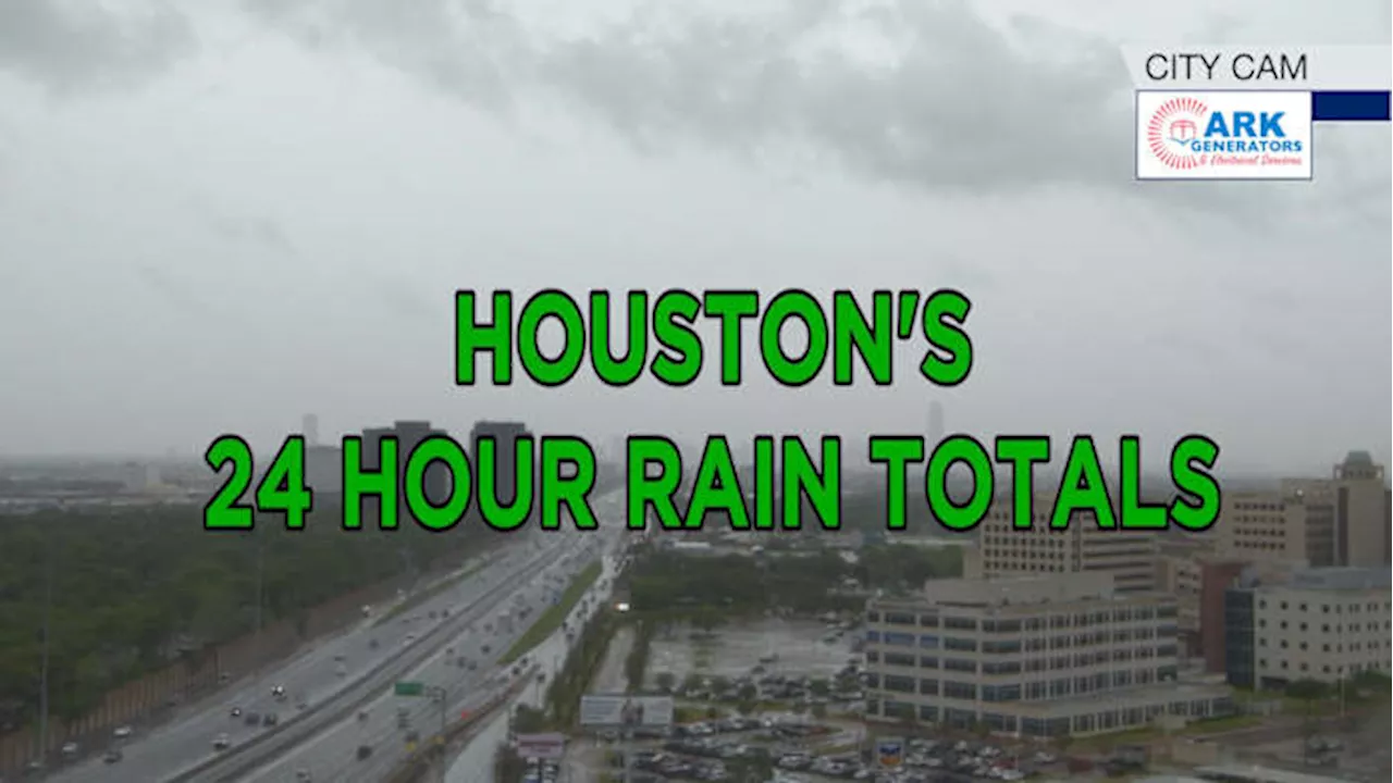Check out the rainfall totals from the past 24 hours across Southeast Texas