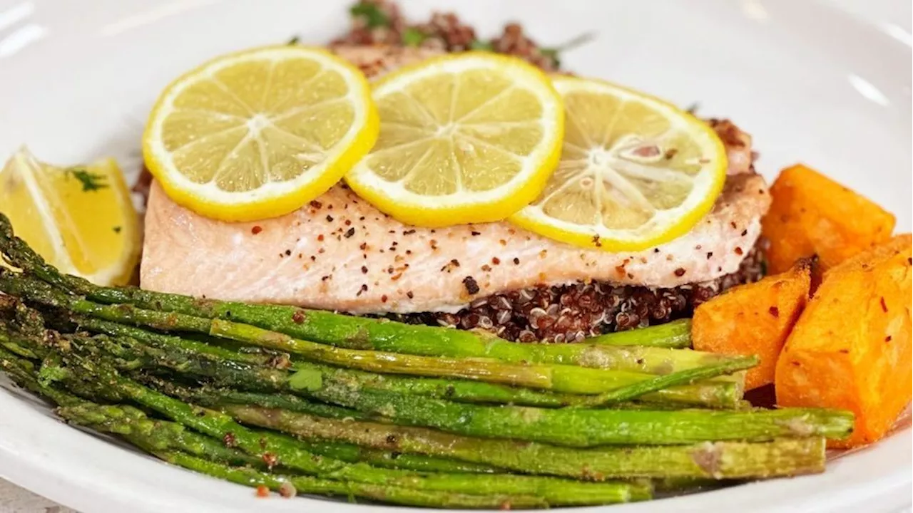 Cooking with Chef Bryan - Lemon Herb Baked Salmon with Quinoa & Asparagus