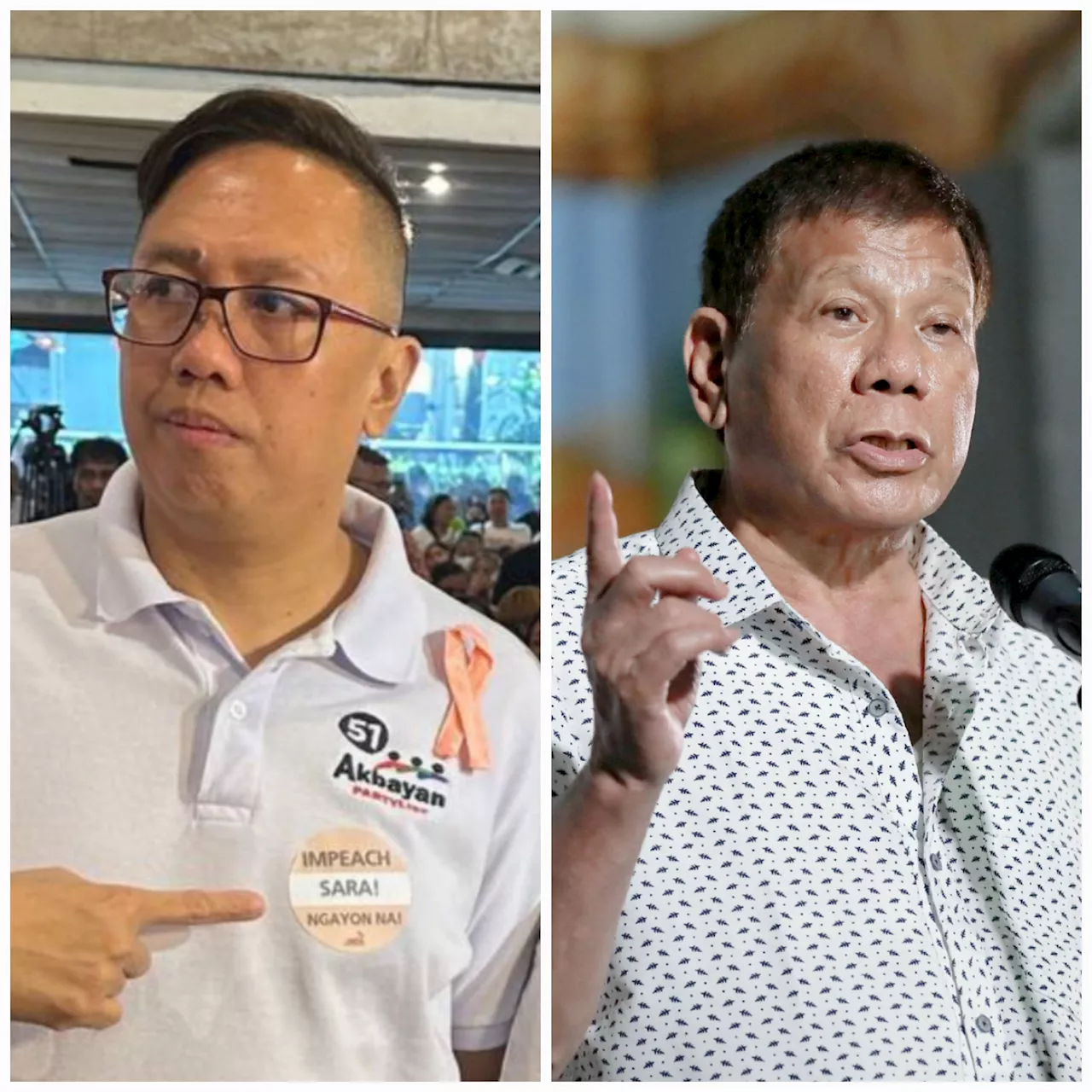 'Masyadong advance mag-isip': Akbayan solon says Digong’s death won't make VP Sara president
