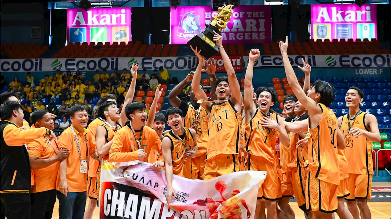 UST ends 24-year title drought in UAAP juniors basketball