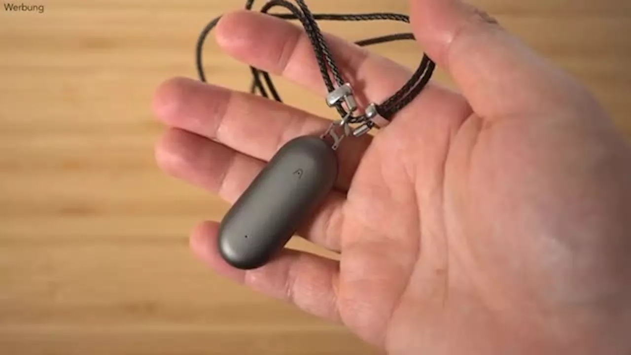 Plaud NotePin: Mini-Mikro nimmt Vorträge auf und transkribiert sie