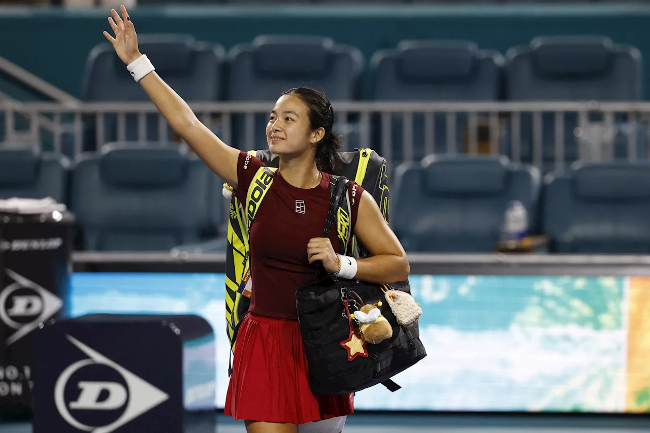 Alex Eala says she's 'lucky' for Miami Open experience