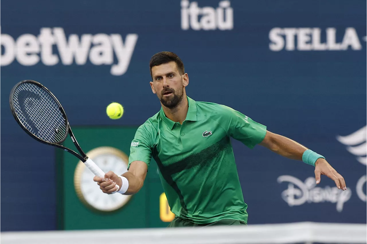 Novak Djokovic advances to Miami Open semifinals